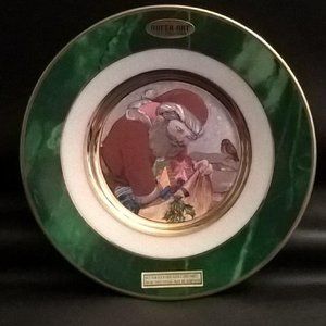 Dufex Art 6" Decorative Santa Christmas Holiday Plate